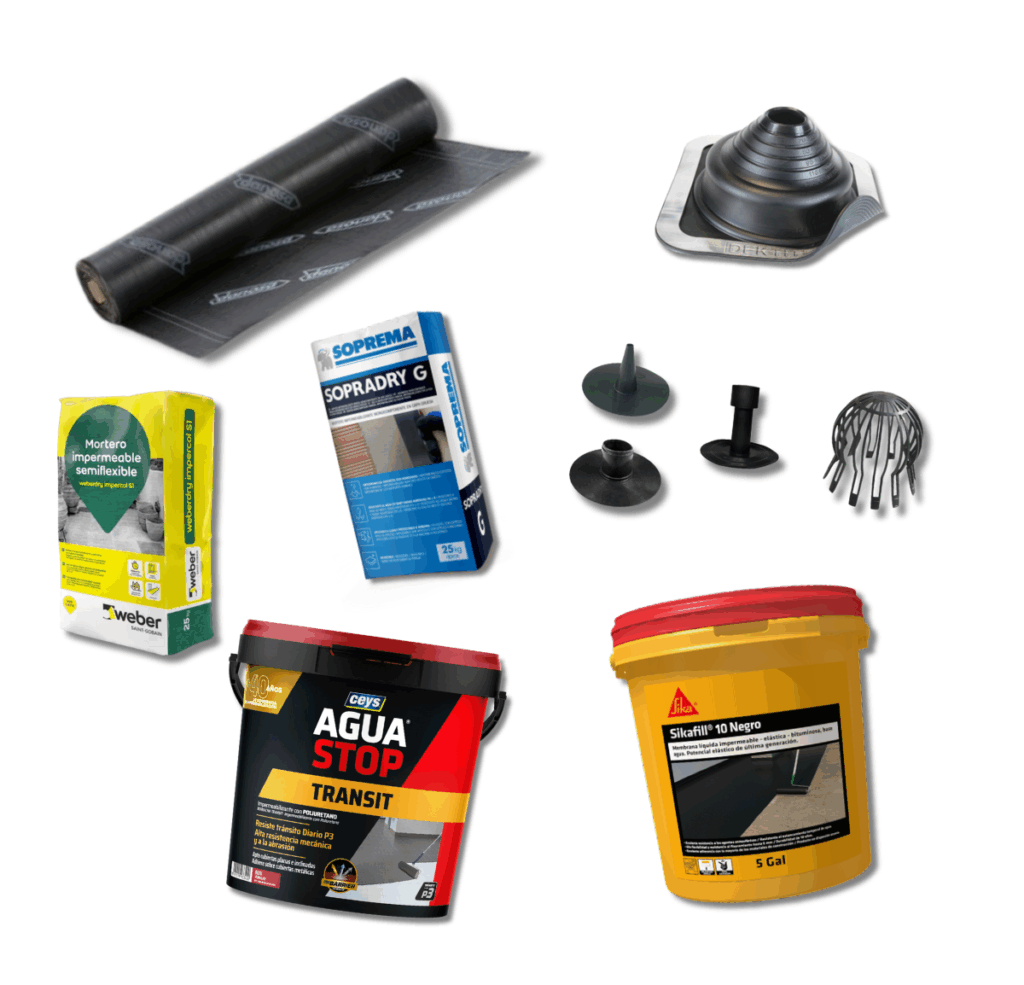 Productos y materiales para la construccion para impermeabilizar y aislar de obras y reformas en Corredor de Henares
