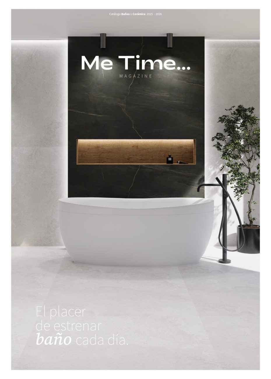 Catalogo Me Time para inspiracion en hogar, baños y ceramica, revestimientos y pavimentos para tu obra o reforma en corredor de henares madrid con productos koine exclusivos grupo ibricks